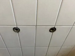 浴室水栓、壁付き、工事中